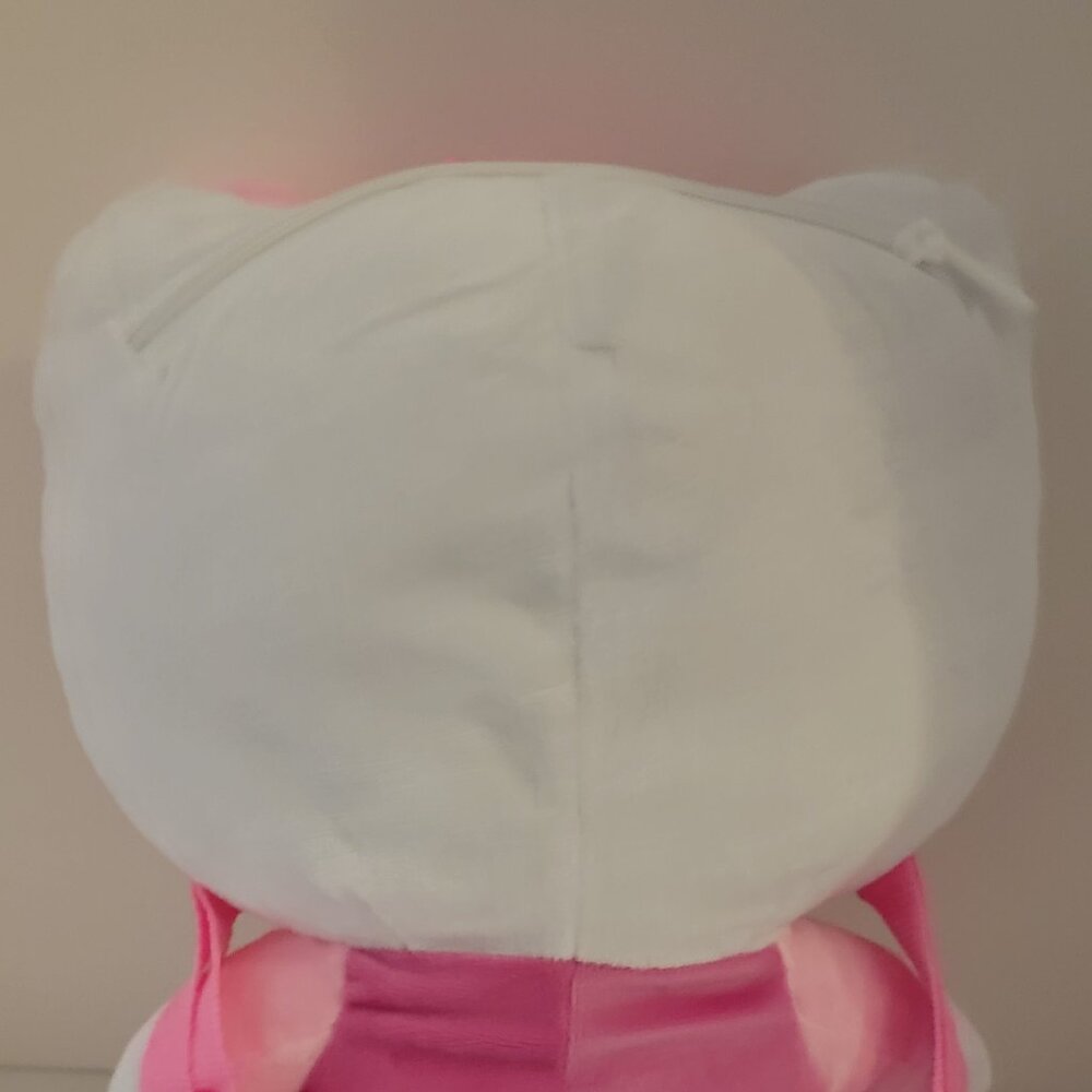 Hello Kitty Plush Backpack 15” Pink Sanrio Kawaii Stuffed Animal Bag Cute Gift - Picture 4 of 4